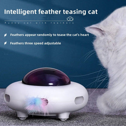 ufo smart cat toy