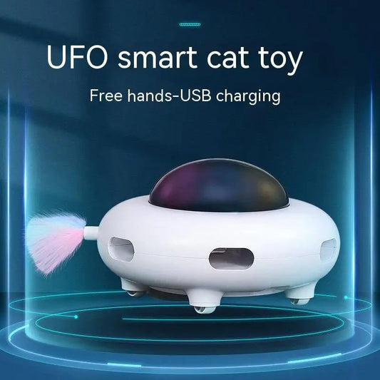 ufo smart cat toy